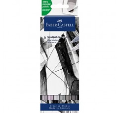 Faber-Castell Goldfaber Aqua Dual Marker - Wallet of 6 - Shades of grey Multi Fine