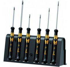 Wera - 5030170001 1578 A/6 전자 드라이버 세트 및 랙, 6피스 세트