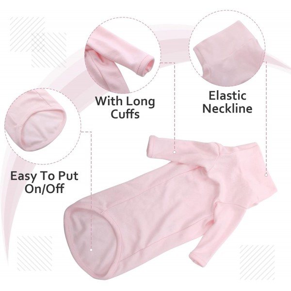 Hjumarayan Sphynx 고양이 옷 여름 털이 없는 고양이 옷, 면 고양이 의상, 통기성 고양이 옷 고양이 잠옷 Sphynx, Cornish Rex, Devon Rex, Peterbalg(Pink,XS) XS(2-3lbs) 핑크