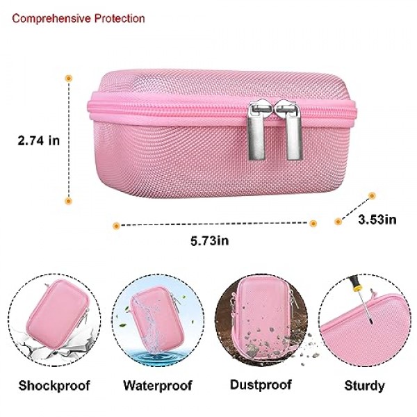 KODAK PIXPRO WPZ2 견고한 방수 디지털 카메라용 휴대용 케이스, 충격 방지 WiFi 4K 비디오 디지털 카메라 보관 커버 가방, 배터리 충전기 메모리 카드에 맞는 메쉬 포켓. 분