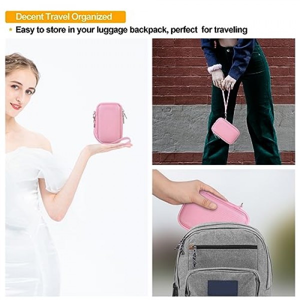 KODAK PIXPRO WPZ2 견고한 방수 디지털 카메라용 휴대용 케이스, 충격 방지 WiFi 4K 비디오 디지털 카메라 보관 커버 가방, 배터리 충전기 메모리 카드에 맞는 메쉬 포켓. 분