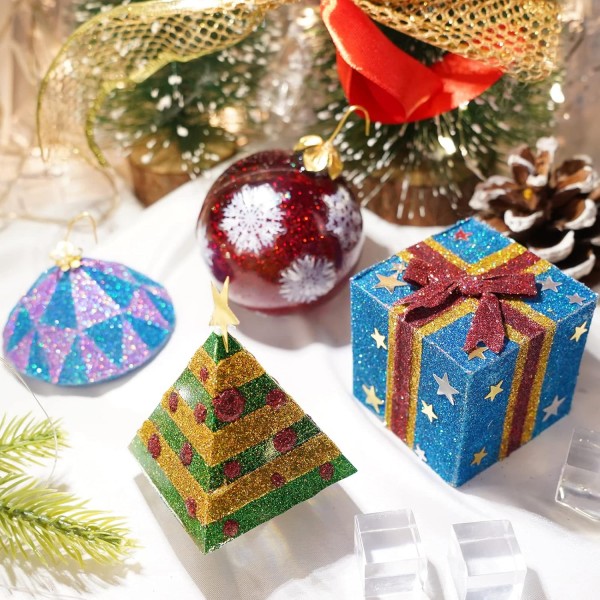 LET'S RESIN 에폭시 레진 세트 초보자 473ml, 구체, 큐브, 피라미드, 사각형, 반짝이, 꽃, 나무 막대기, 장갑, 예술용 측정 컵, 공예 보라색이 있는 수지 붓는 세트가 있는 수