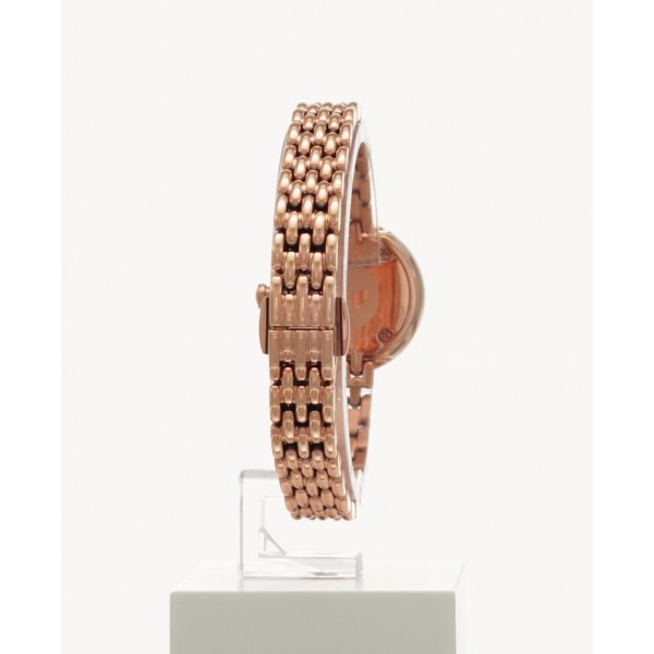 엠포리오 아르마니 AR11474 스트랩이 있는 여성용 쿼츠 2핸드 시계, 로즈 골드, 미수라 유니카, 브레이슬릿