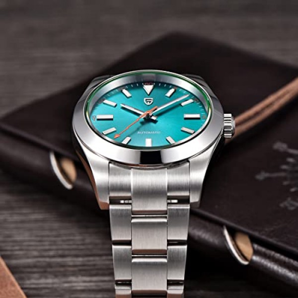 Pagani Design 2023 기계식 시계 남성용 고급 자동 시계 방수 100 손 NH35A 스테인레스 스틸 코팅 사파이어 기계식 시계 40 mm 1733