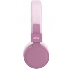 하마 블루투스 헤드폰 온이어(통화용 무선헤드셋, 통화 8시간 마이크 내장 이어폰, 접이식 스테레오 헤드폰, 패딩처리, 사이즈 조절 가능) 핑크, 00184088