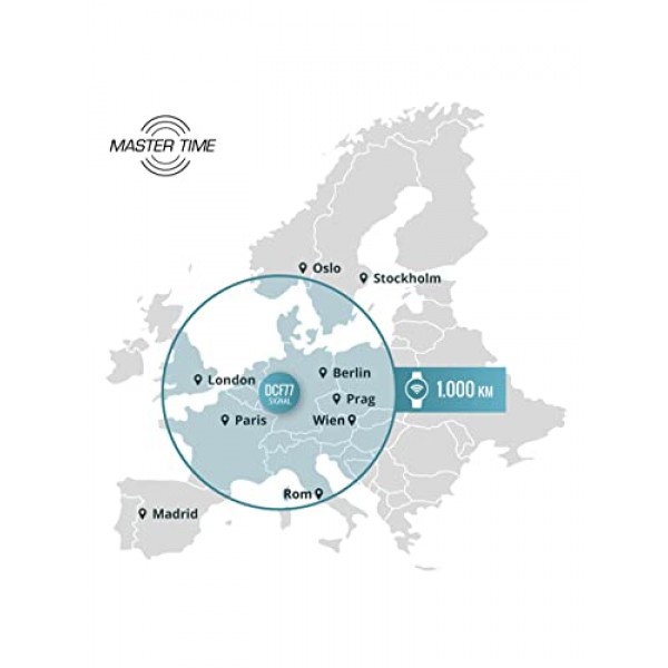 Master Time MTLA-10798-42L 펑크 쿼츠 여성용 시계 아날로그 디지털 가죽 스트랩, 스트랩 포함.