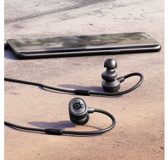 SteelSeries Tusq - 모바일 게임용 인이어 게임용 헤드셋 - 통합 및 분리형 붐 마이크 옵션 - 인체공학적 붐 디자인 Tusq Mobile Wired Black