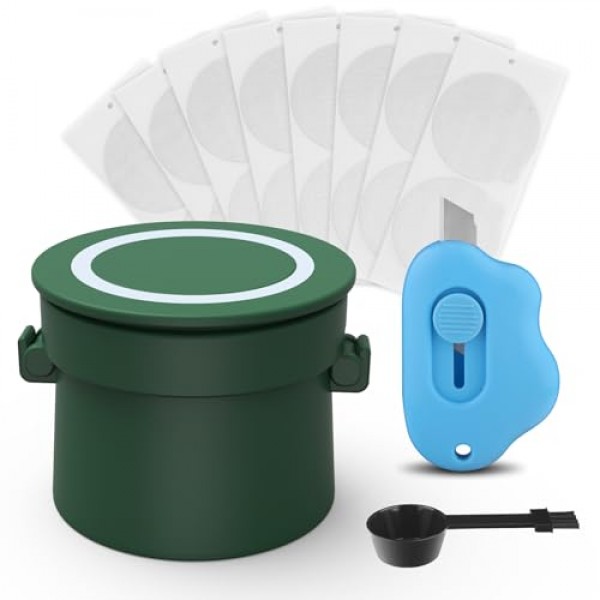 재사용 가능한 Nespresso Vertuo 포드용 재사용 가능한 Vertuo 캡슐 세트, 100개 알루미늄 호일 씰 뚜껑 및 브러시 뚜껑 오프너가 포함된 업그레이드된 트위스트 홀더, Vertuolin