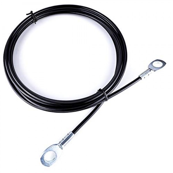 피트니스 풀리 케이블, 교체 케이블 기계 액세서리, 체육관 용 케이블 풀리 부착물 - 홈 체육관 케이블 용 두꺼운 5mm (0.2 인치) 헤비 듀티 스틸 와이어 로프