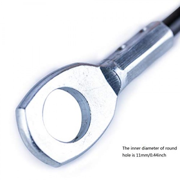 피트니스 풀리 케이블, 교체 케이블 기계 액세서리, 체육관 용 케이블 풀리 부착물 - 홈 체육관 케이블 용 두꺼운 5mm (0.2 인치) 헤비 듀티 스틸 와이어 로프