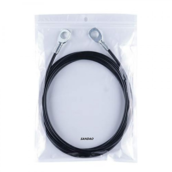 피트니스 풀리 케이블, 교체 케이블 기계 액세서리, 체육관 용 케이블 풀리 부착물 - 홈 체육관 케이블 용 두꺼운 5mm (0.2 인치) 헤비 듀티 스틸 와이어 로프