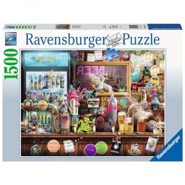 Ravensburger Craft Beer Bonanza 성인을 위한 1500피스 직소 퍼즐 - 17510 - 모든 조각은 독특하며 Softclick 기술로 조각이 완벽하게 들어맞는다는 의미, 32 x 24