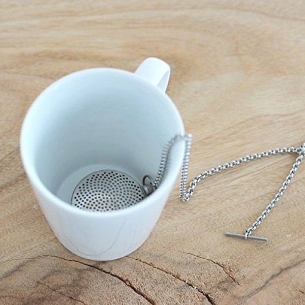 Alessi - TWY01 Alessi T-Timepiece 티 인퓨저, 단일 사이즈, 스틸