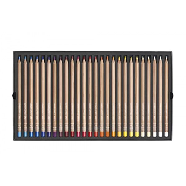 Caran d'Ache Luminance 6901 개별 컬러, 아티스트, 컬러 코드 연필 100개들이 상자 및 풀 펜슬 1개 및 연필 블렌더 1개