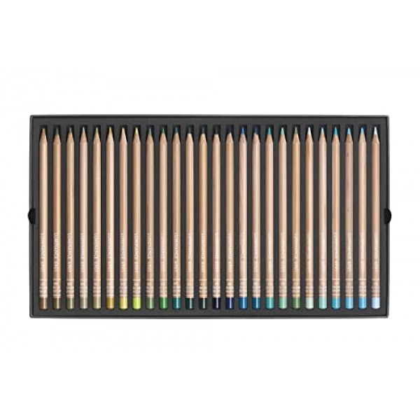 Caran d'Ache Luminance 6901 개별 컬러, 아티스트, 컬러 코드 연필 100개들이 상자 및 풀 펜슬 1개 및 연필 블렌더 1개