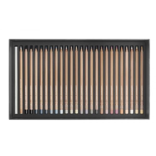Caran d'Ache Luminance 6901 개별 컬러, 아티스트, 컬러 코드 연필 100개들이 상자 및 풀 펜슬 1개 및 연필 블렌더 1개