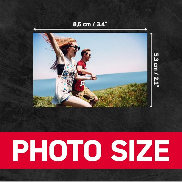 AGFA PHOTO 카트리지 및 용지 20장 5.4 x 8.6 cm AMC20 AGFA Photo Realipix Mini S, Realipix Mini P, Kodak Mini Printer 2, Kodak Mini Shot과 호환 가능