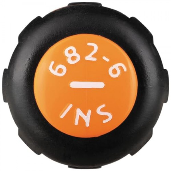 Klein Tools 6826INS 절연 드라이버, 6인치 섕크가 있는 1000V 1/4인치 캐비닛 팁 드라이버, 팁 식별자, 쿠션 그립 핸들