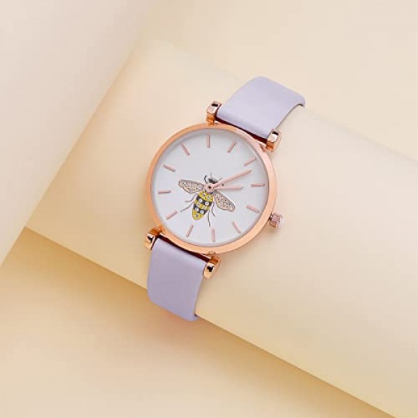 WOCCI 우아한 시계 밴드, 남성용 및 여성용 정품 가죽 교체 스트랩, 밴드 폭 8mm 10mm 12mm 14mm 16mm 18mm 20mm