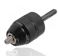 1/2 -20UNF 2-13MM 용량 충격 열쇠가없는 드릴 척 드릴링 어댑터 변환기 (잠금 장치 및 SDS 플러스 생크 어댑터 하드웨어 도구 포함)