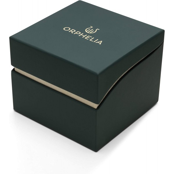 ORPHELIA 남성용 크로노그래프 시계 Oblivion with 스테인리스 스틸 밴드 화이트