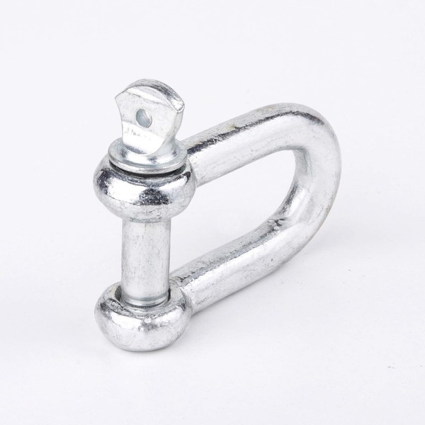 (10개들이 팩) 아연 도금 강철 걸쇠 10mm, D Links 후크 걸쇠 클립. 중장비 건설용 강철 사슬 강철 걸쇠 (10)