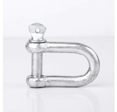 (10개들이 팩) 아연 도금 강철 걸쇠 10mm, D Links 후크 걸쇠 클립. 중장비 건설용 강철 사슬 강철 걸쇠 (10)