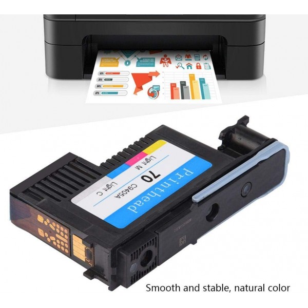 BigKing 프린트 헤드, HP 70 Designjet Z2100 Z5200 Z3200 Z3100 시리즈용 컬러 프린트 헤드 프린트 헤드(시안 + 포토 마젠타(C9405A))