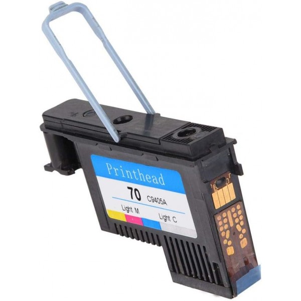 BigKing 프린트 헤드, HP 70 Designjet Z2100 Z5200 Z3200 Z3100 시리즈용 컬러 프린트 헤드 프린트 헤드(시안 + 포토 마젠타(C9405A))