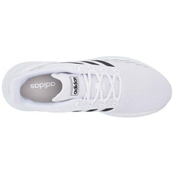 아디다스 남성 Questar Flow Nxt 러닝화, 화이트/블랙/그레이, 8