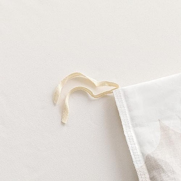 SUSYBAO 베이지 식물 이불 커버 킹 100% 면 귀여운 꽃 이불 커버 3개 세트 지퍼 타이가 있는 흰색 활기찬 꽃 꽃 이불 커버 1개 베개 케이스 2개 카키 식물 침구 세트 소프트