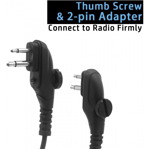 NEWASHAN D 형 이어폰 헤드셋 HYT Hytera 라디오 BD502 BD502i PD402i PD482i PD502 TC500S TC508 TC1600 Power446 워키 토키 2 핀 클립 귀고리