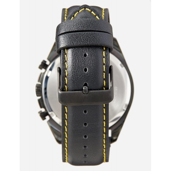 가죽 스트랩 포함 Lorus 남성용 아날로그 쿼츠 시계 RM309HX9