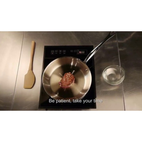 Mauviel M'COOK 스테인리스 스틸 뚜껑, 주조 스테인리스 스틸 손잡이, 6.3인치, 프랑스산