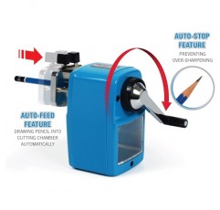 CARL Angel 수동 연필깎이, 레드