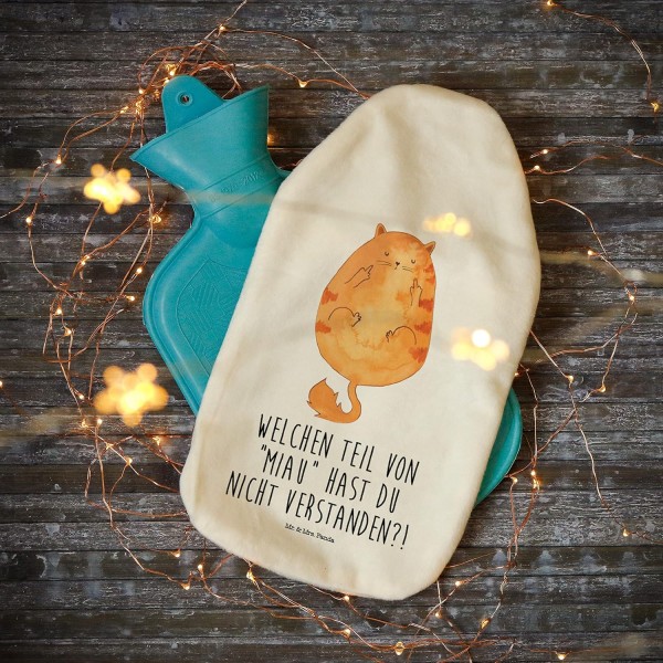 Mr. & Mrs. Panda 물병 고양이 중지 - 선물, 고양이 애호가 호랑이, 물통 덮개, 덮개가 있는 물통, 어린이 물통, 화이트 폴리에스테르