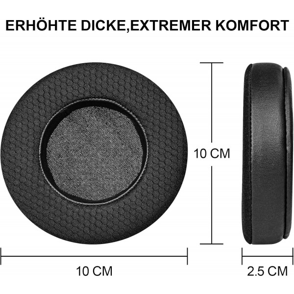 냉각 젤 DT 770 PRO 이어 패드, DT770/Pro DT880/Pro DT 990/Pro/MMX300/TYGR 300R 헤드폰과 호환되는 교체 패드 교체용 이어 패드