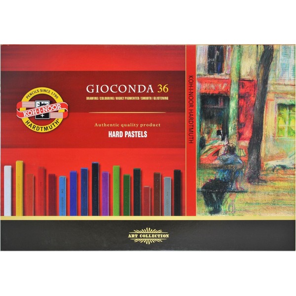 Koh-i-noor Gioconda - 36 스퀘어 하드 파스텔. Koh-I-Noor의 8115