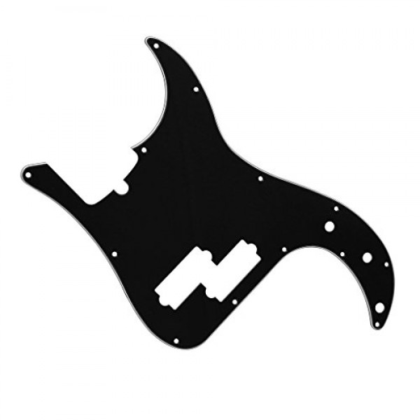3Ply Black 13 홀 P 베이스 픽가드 스크래치 플레이트 픽업 가드 4현 미국/멕시코 표준 정밀 베이스 부품