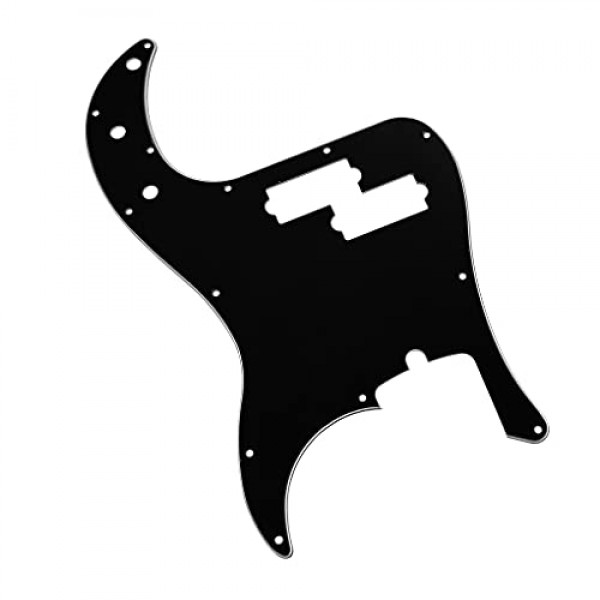 3Ply Black 13 홀 P 베이스 픽가드 스크래치 플레이트 픽업 가드 4현 미국/멕시코 표준 정밀 베이스 부품