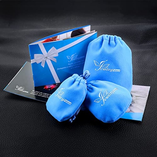 JewelryPalace 라운드 1ct Moissanite 헤일로 체인 펜던트, 시뮬레이션 다이아몬드 신부 보석 세트, 목걸이 여성 실버 925 목걸이 여성 스톤, 보석 소녀 여성용 선물 로즈 골드 4