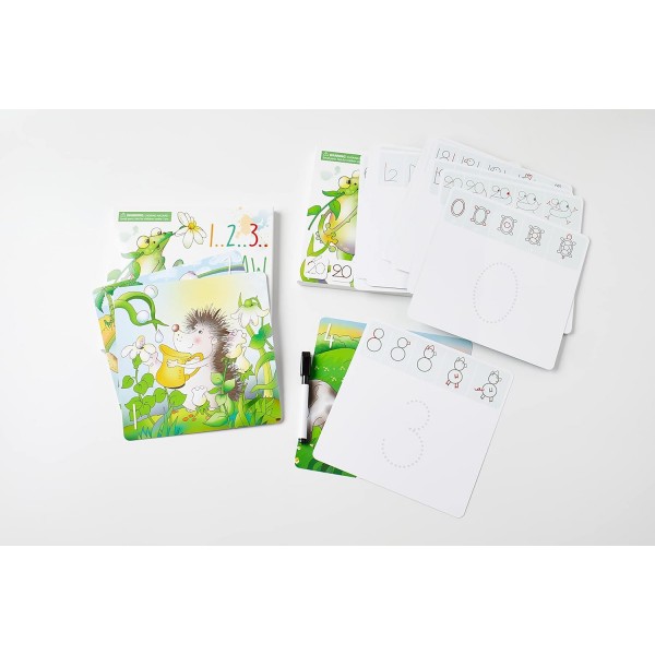 MD CREATIVE 123 Draw With Me 동물 그리는 법 배우기 미취학 아동을 위한 단계별 생일 선물 3 4 5 6 숫자 0-20