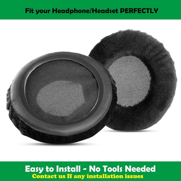 피부 친화적 인 부드러운 패브릭 폼이있는 AKG K52 K72 K92 K240 헤드셋 헤드폰 이어 패드와 호환되는 전문 교체 용 이어 패드 쿠션