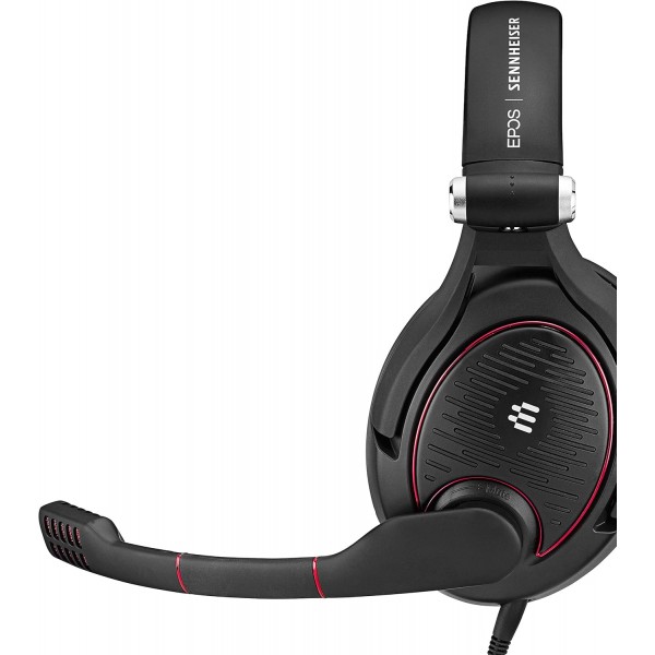 EPOS l Sennheiser Game Zero Closed Acoustic Over-Ear 게임용 헤드셋, 3.5mm 잭 - PC Mac PS4 PS5 Xbox Series X Xbox One 스위치, 유선 헤드폰, 음소거 기능이 있는 유연한 마이크 암