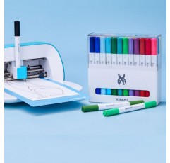 Cricut Joy 전용 XINART 펜, Cricut Mug Press/Infusible 펜과 호환되는 듀얼 팁 승화 잉크 펜 36 팩(0.4 팁 및 1.0 팁) Joy 전용 승화 잉크 펜의 열 프레스 프로젝트