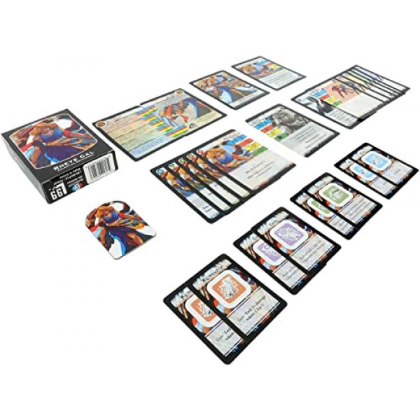 BattleCON Rheye Cal 솔로 파이터 확장 | 전술적 전투 전략 게임 | 성인과 어린이를 위한 격투 게임 | 12세 이상 | 2명의 플레이어 | 평균 플레이 시간 15~30분 | 레벨 99 게임즈에