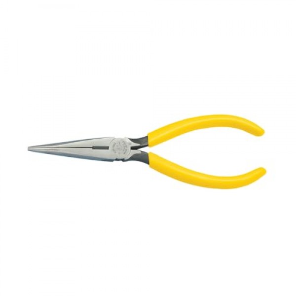 Klein Tools D203-7 니들 노즈 플라이어, 긴 노즈 사이드 커터, 고강도 악어 플라이어, 7인치