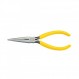 Klein Tools D203-7 니들 노즈 플라이어, 긴 노즈 사이드 커터, 고강도 악어 플라이어, 7인치