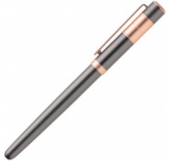 Hugo Boss 리본 수성펜, 황동, 로즈 골드 PVD, 회색, 치수: L 138mm x D 10mm, HSR0985D
