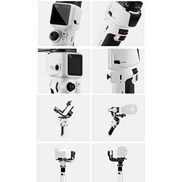 Zhiyun Crane-M3 S 미러리스 카메라, 스마트폰, 액션 카메라용 3축 핸드헬드 짐벌 안정기 올인원 디자인, Hero10/9/8 5/6/7 A6600 14 13 12 XS-Pro Max와 호환 가능